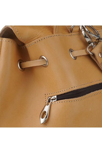 Classic Leather Backpack - Φυσικό