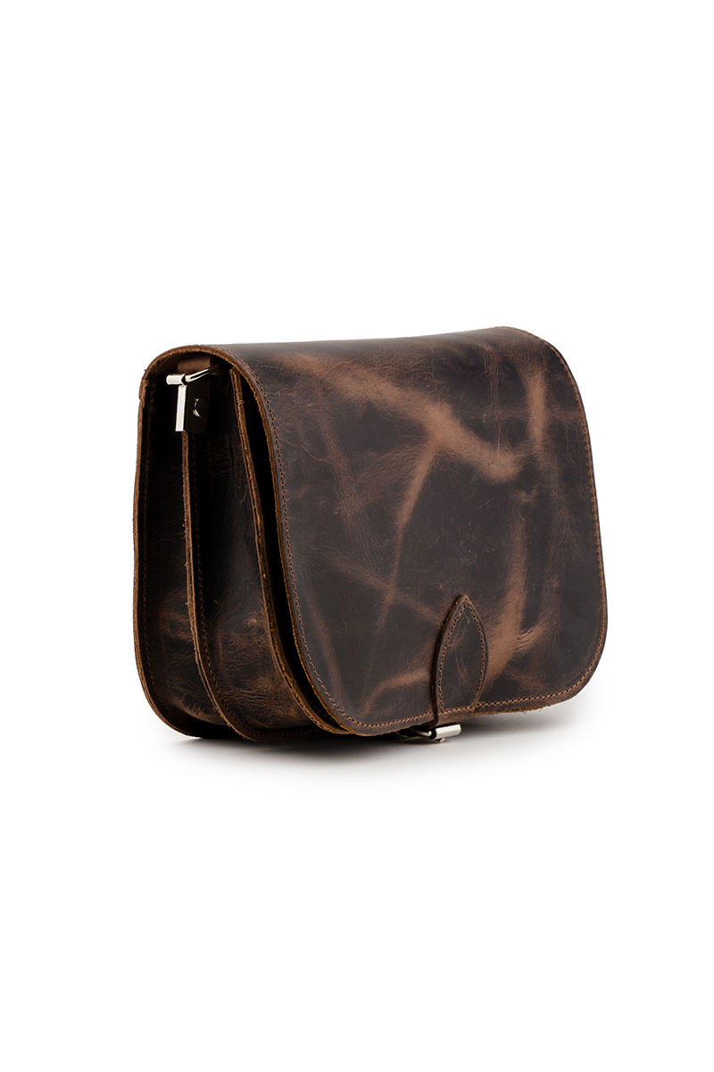 Square double purse buckle - Καφέ