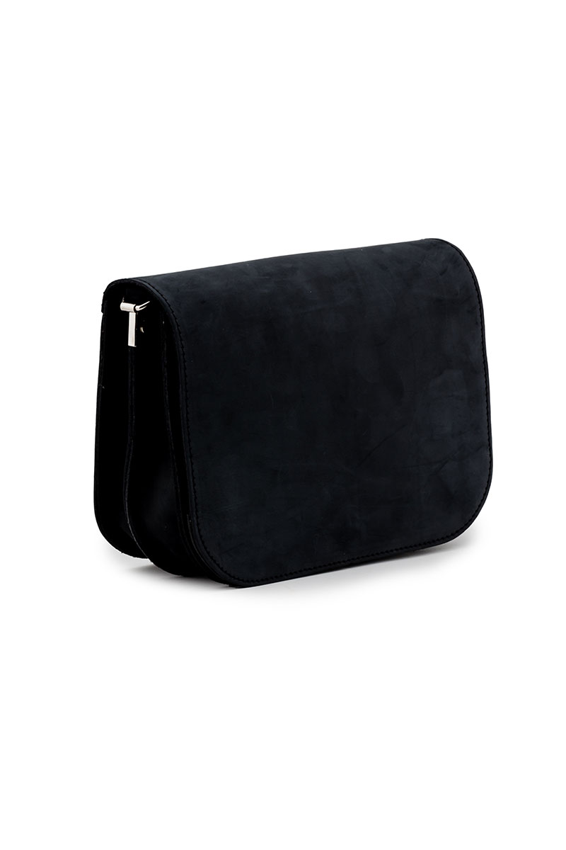 Square double purse - Μαύρο